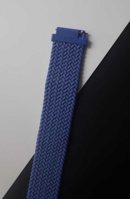 Pasek plecionego materiału 20 mm do zegarka Samsung, Huawei, Amazfit,