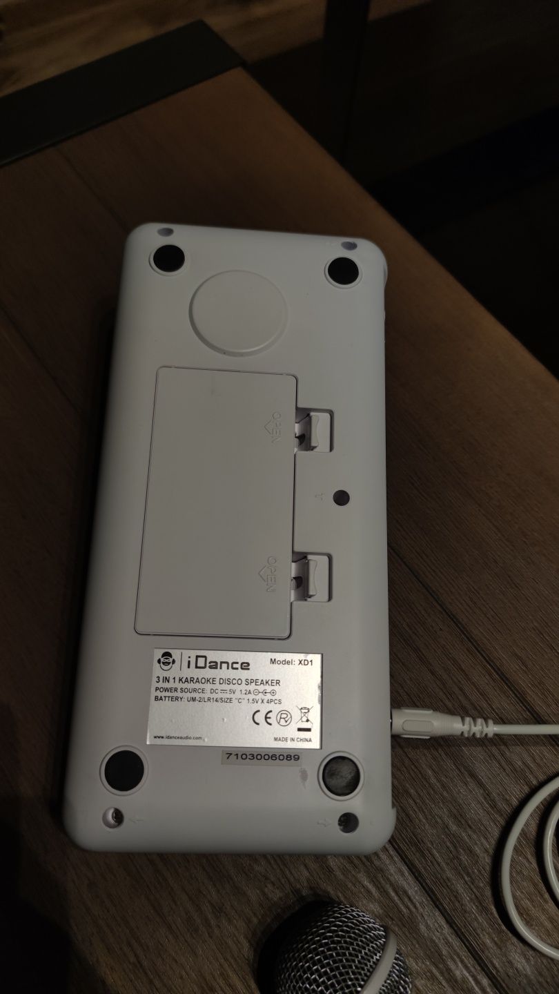 iDance 3w1 Bluetooth karaoke głośnik kula disco mikrofon stan jak NOWE