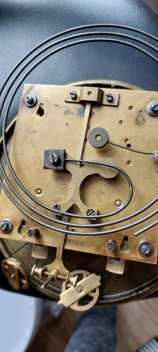 Stary zegar linkowy Becker Artdeco