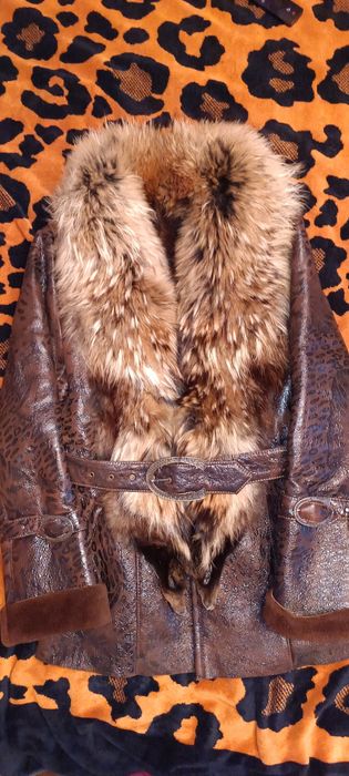 Куртка зимняя кожаная