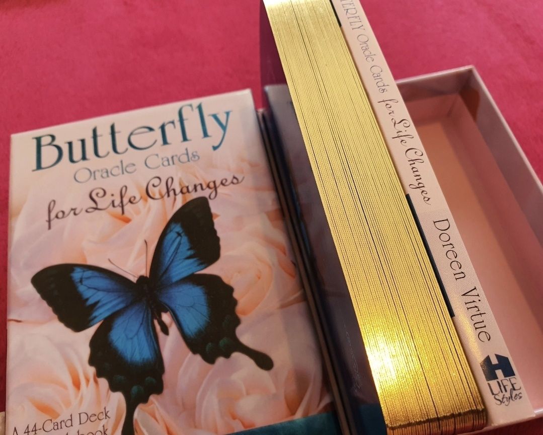 Karty Oryginalne Doreen Virtue Butterfly Oracle Cards Brak jednej kart