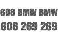 Złoty numer Dealer BMW - 608 BMW BMW reklama czesci infolinia sprzedaz