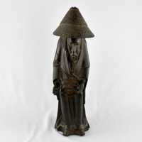 Figura de Ancião em madeira Huanghuali, China, séc. XIX