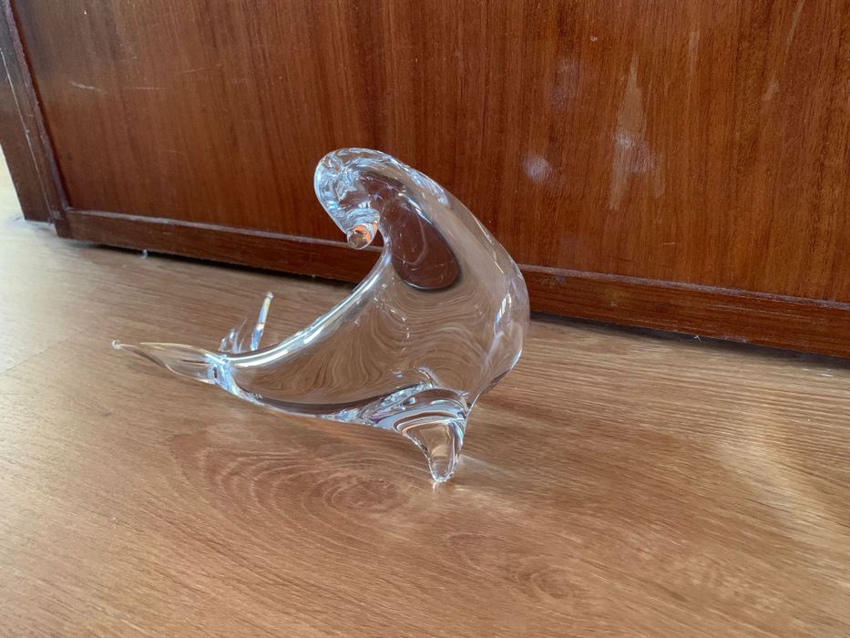 Estatuetas cristal veado e foca