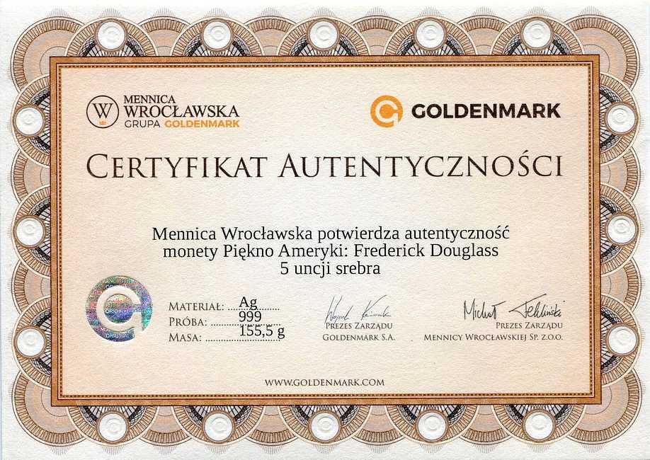 Moneta okolicznościowa Quarter Dollar -155,5 g srebra- ¼ dolara USA