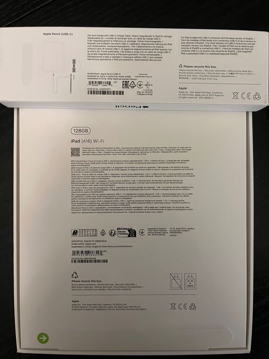 iPad A16 128 GB  2025 + Apple Pencil USB-C 2025 + oferta capa