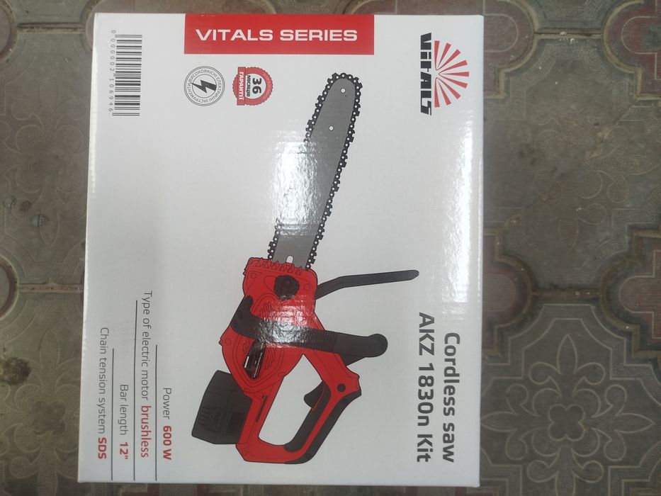 Пила акумуляторна Vitals  AKZ 1830n Kit