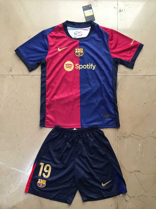 Koszulka Barcelona - Komplet dziecięcy-Lamine Yamal-domowa-R.26