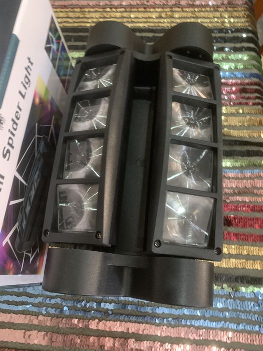 Moving led spider novos