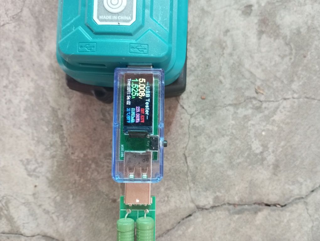 Адаптер для батареи Makita c двумя портами USB
