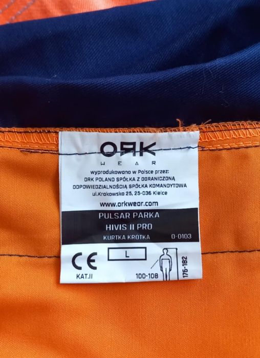 Kurtka ochronna męska, ORK Wear, r. L