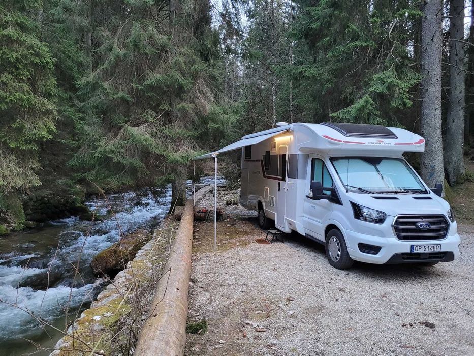 Wynajem kampera RollerTeam 5os 170KM automat klimatyzacja 4x rowery