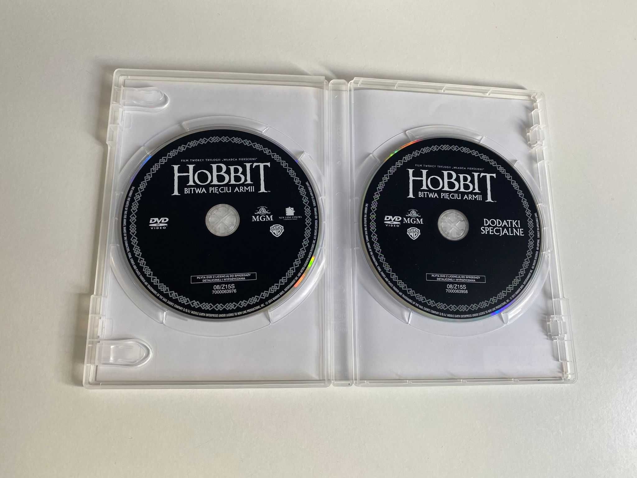 Hobbit 1-3 & Władca Pierścieni 1-3 Komplet Trylogia - filmy DVD