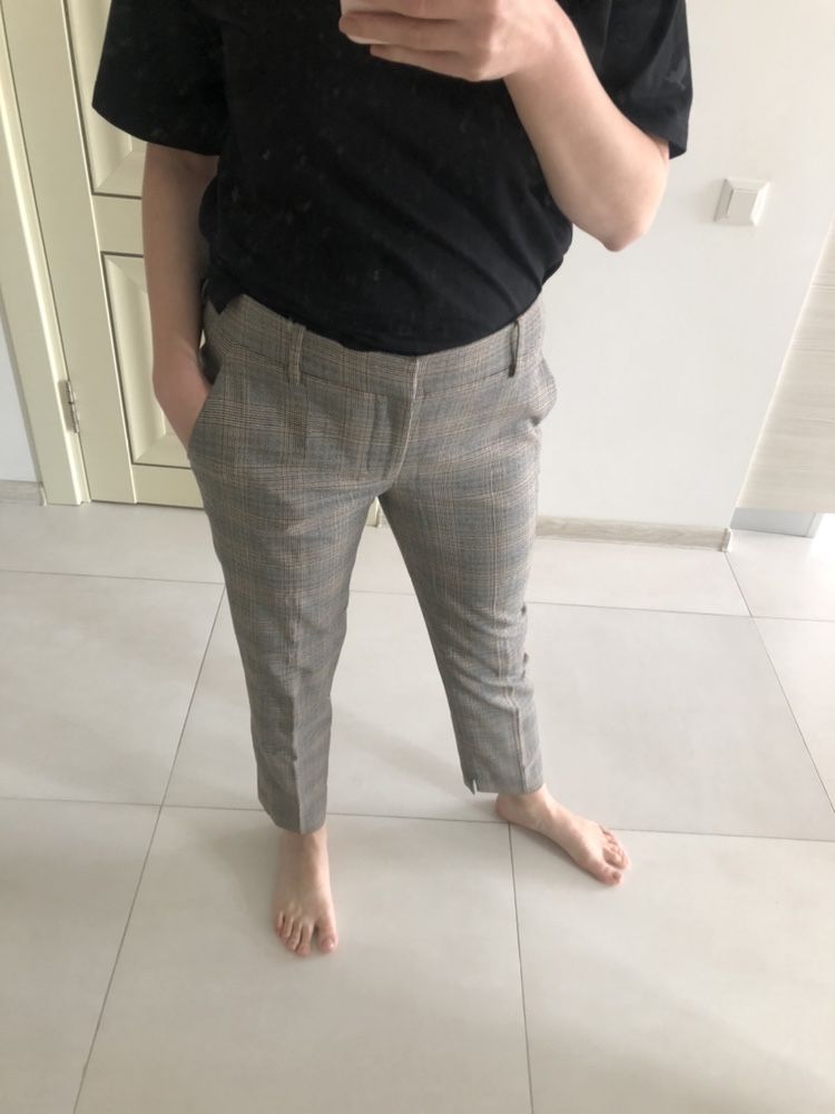 Брюки ZARA, в клетку