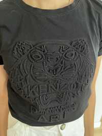 Czarna koszulka Top Kenzo