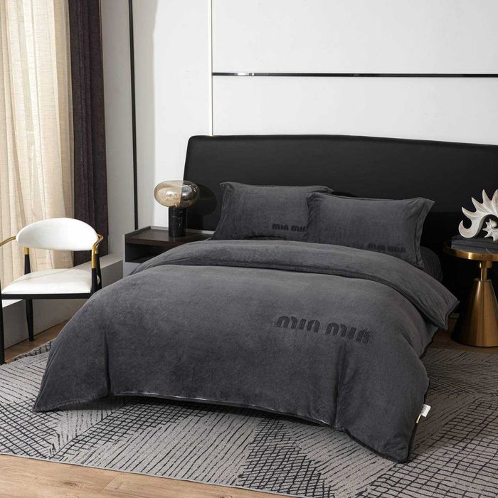 Постільна білизна Велюрова Min-min ЄВРО