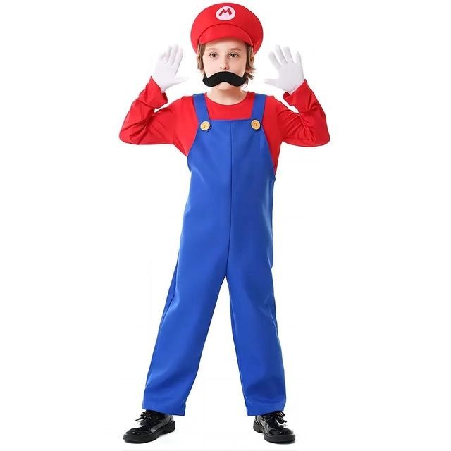 Strój Super Mario Kostium Mario Przebranie Super Mario 110/116cm