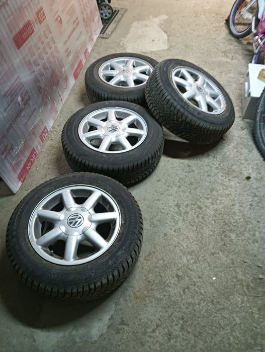 Koła aluminiowe zimowe  14 cali VW Polo 4× 100