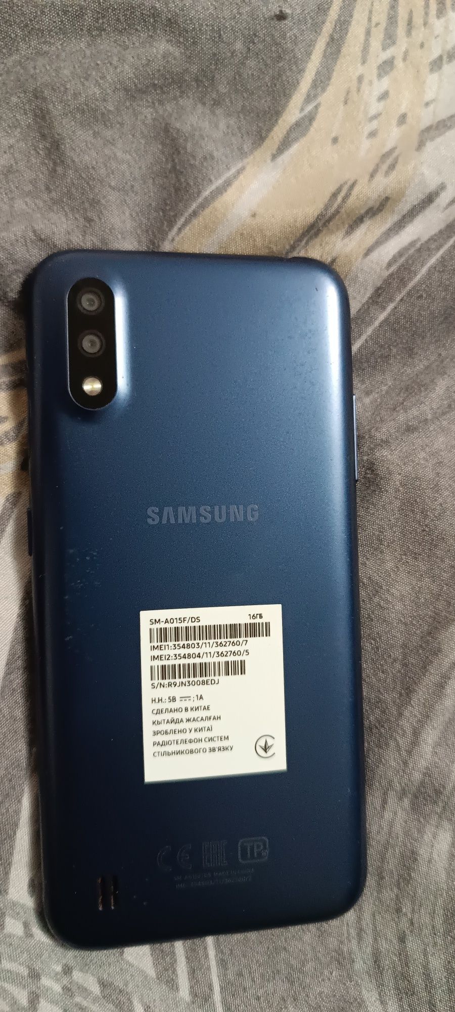 Samsung a015 f без зарядки