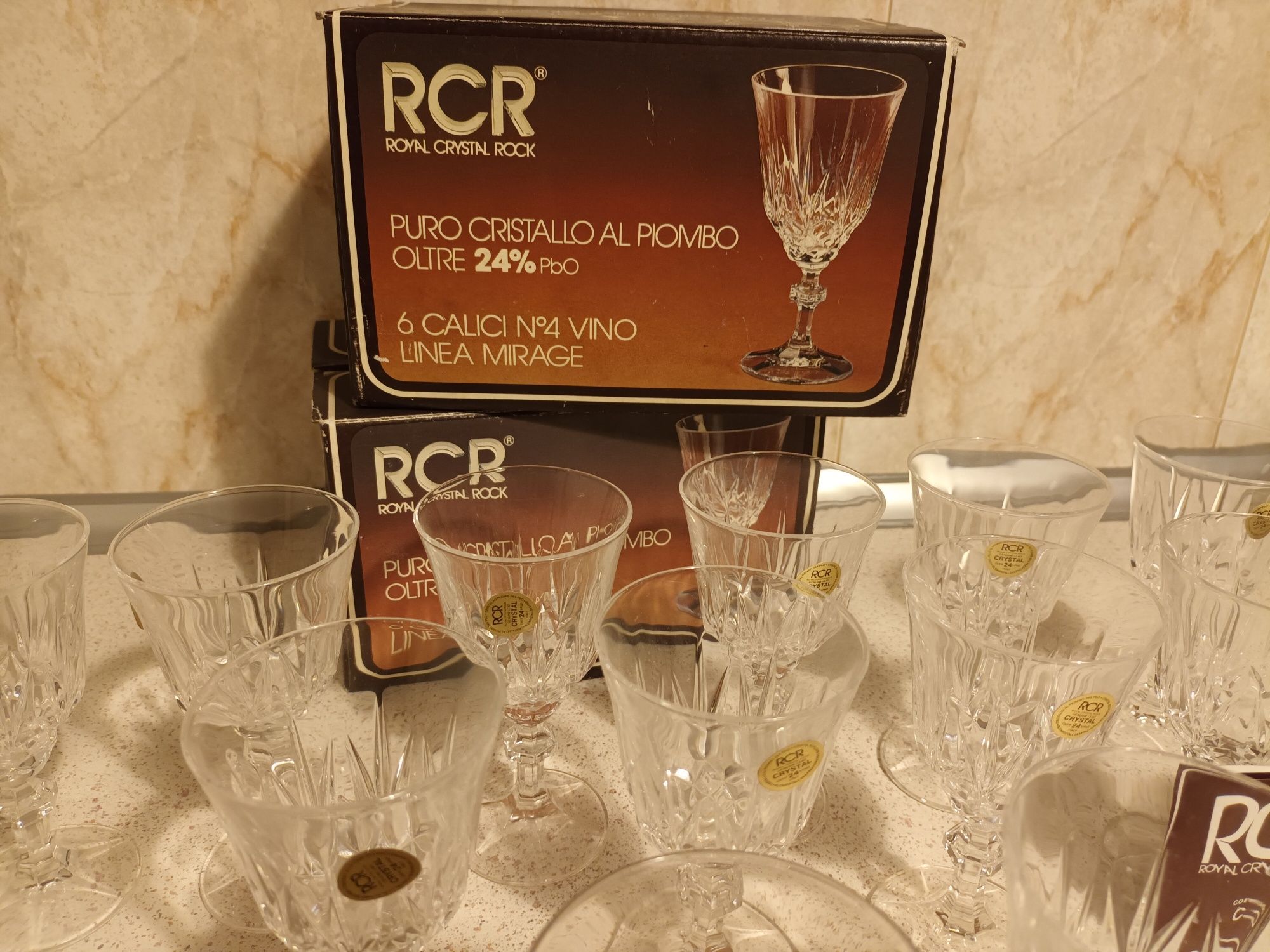 RCR - Cristal (Conjunto Copos) 12+12