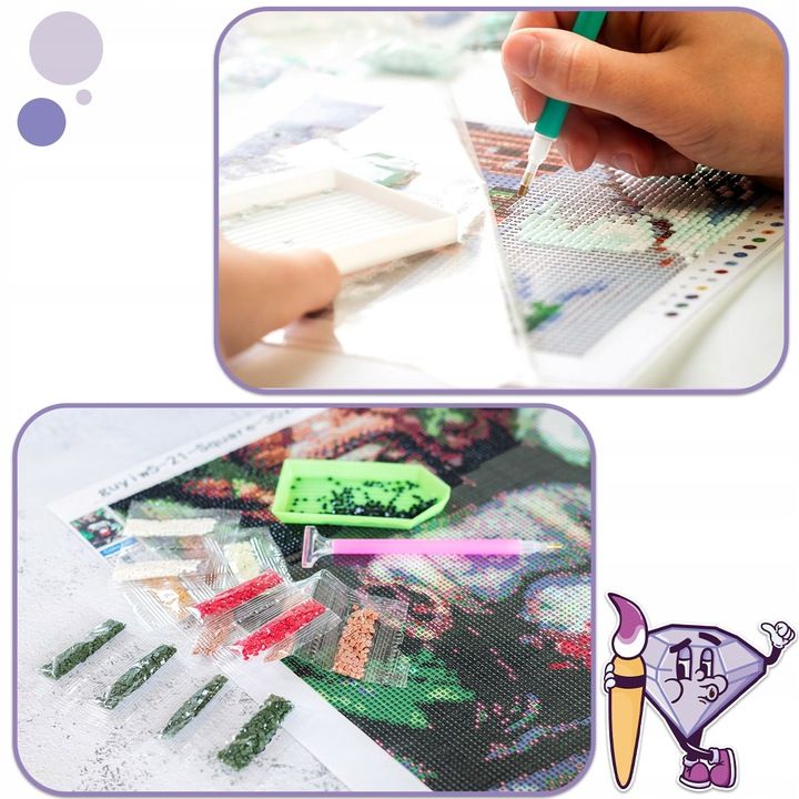 Haft Diamentowy Diamond Painting Mozaika Diamentowa 5d Dla Dzieci Natu
