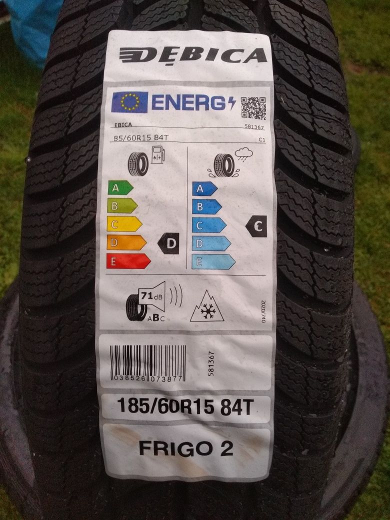 Nowe opony zimowe Dębica 185/60R15. MONTAŻ GRATIS !!!