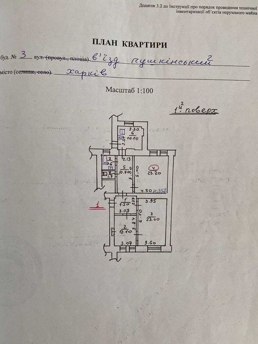 Продам свою трехкомнатную квартиру, тихий Центр, Пушкинский въезд