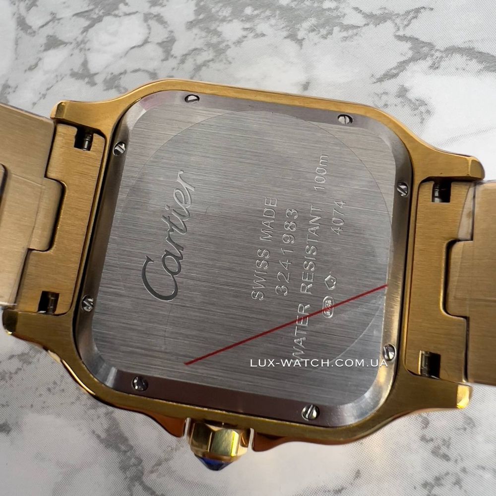 Чоловічий годинник Cartier Santos часы