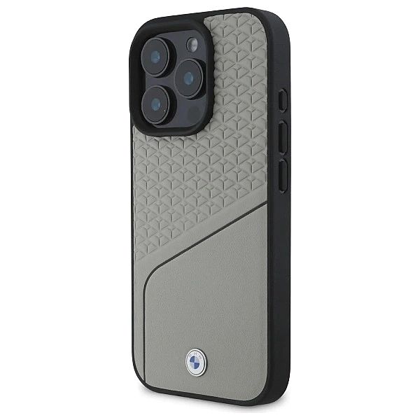 BMW BMHMP16X23RDCLG iPhone 16 Pro Max 6.9" szary/grey hardcase Sign Le