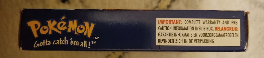 Pokémon Blue/Azul (Caixa e Manual)