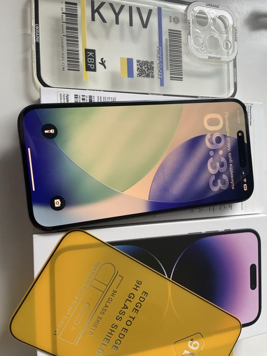 Відмінний стан - Iphone 14 pro max 256 gb deep purple 83 %, UA фіз сім