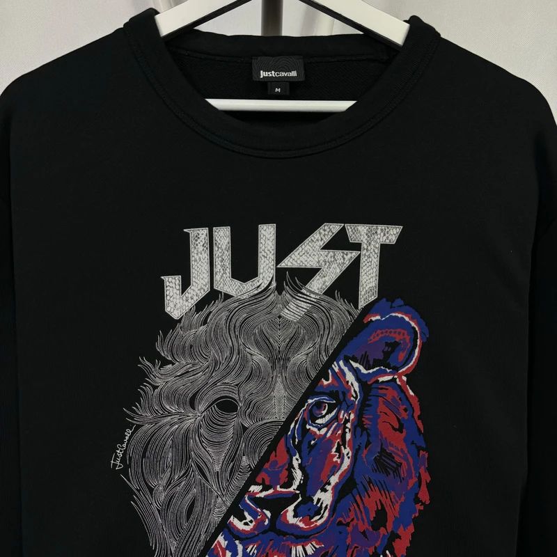Bluza bez kaptura crewneck Just Cavalli
