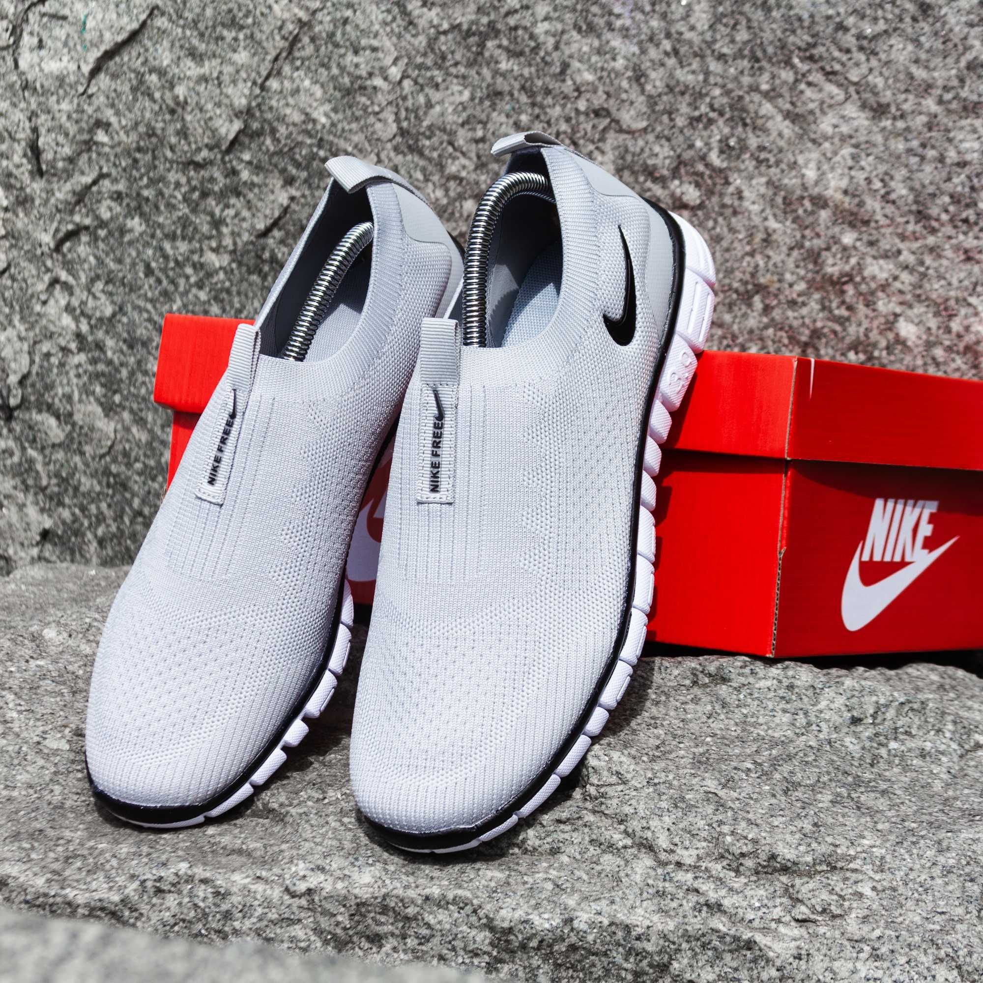 (1403) Легкі чоловічі кросівки тапочки Nike Free 3.0 (41-45) сірі