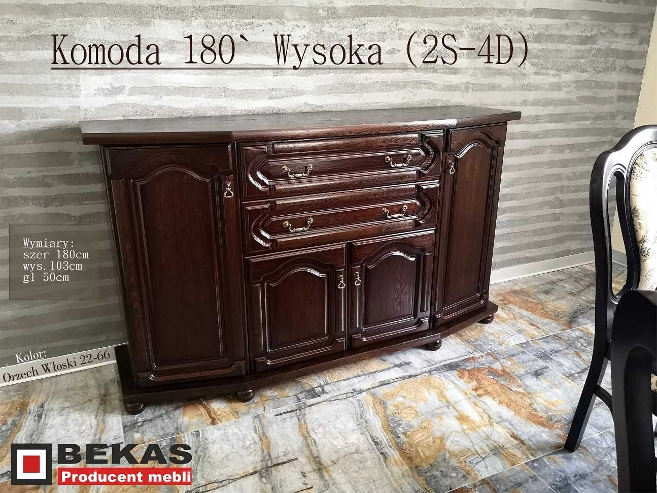 Nowy Stylowy  Stół S 23 Dąb Krzesła Orzech Dąb Bekas Producent Mebli