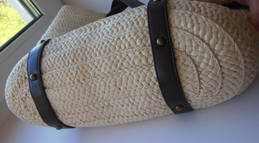 Пляжна сумка натуральна соломка