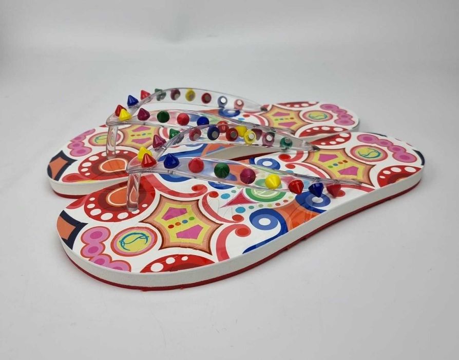 Вьетнамки шлепки Christian Louboutin