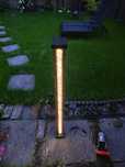 Lampa ogrodowa, lampa stojąca, lampa LED stojąca drewniana