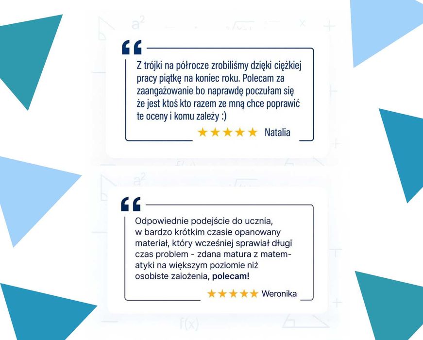 Korepetycje matematyka, matura, egzamin 8-klasisty, matura IB