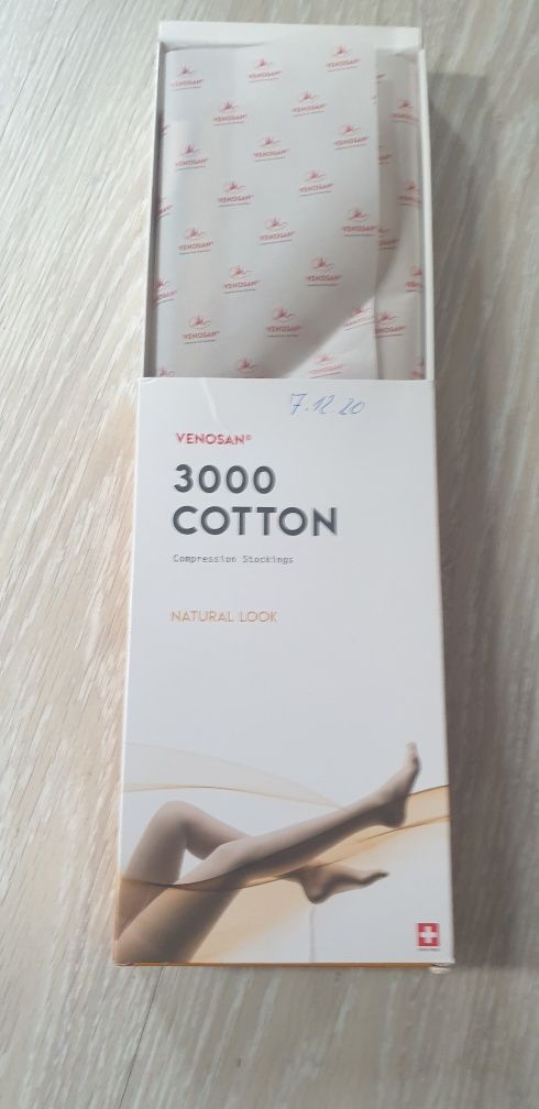 Pończochy uciskowe cotton nowe
