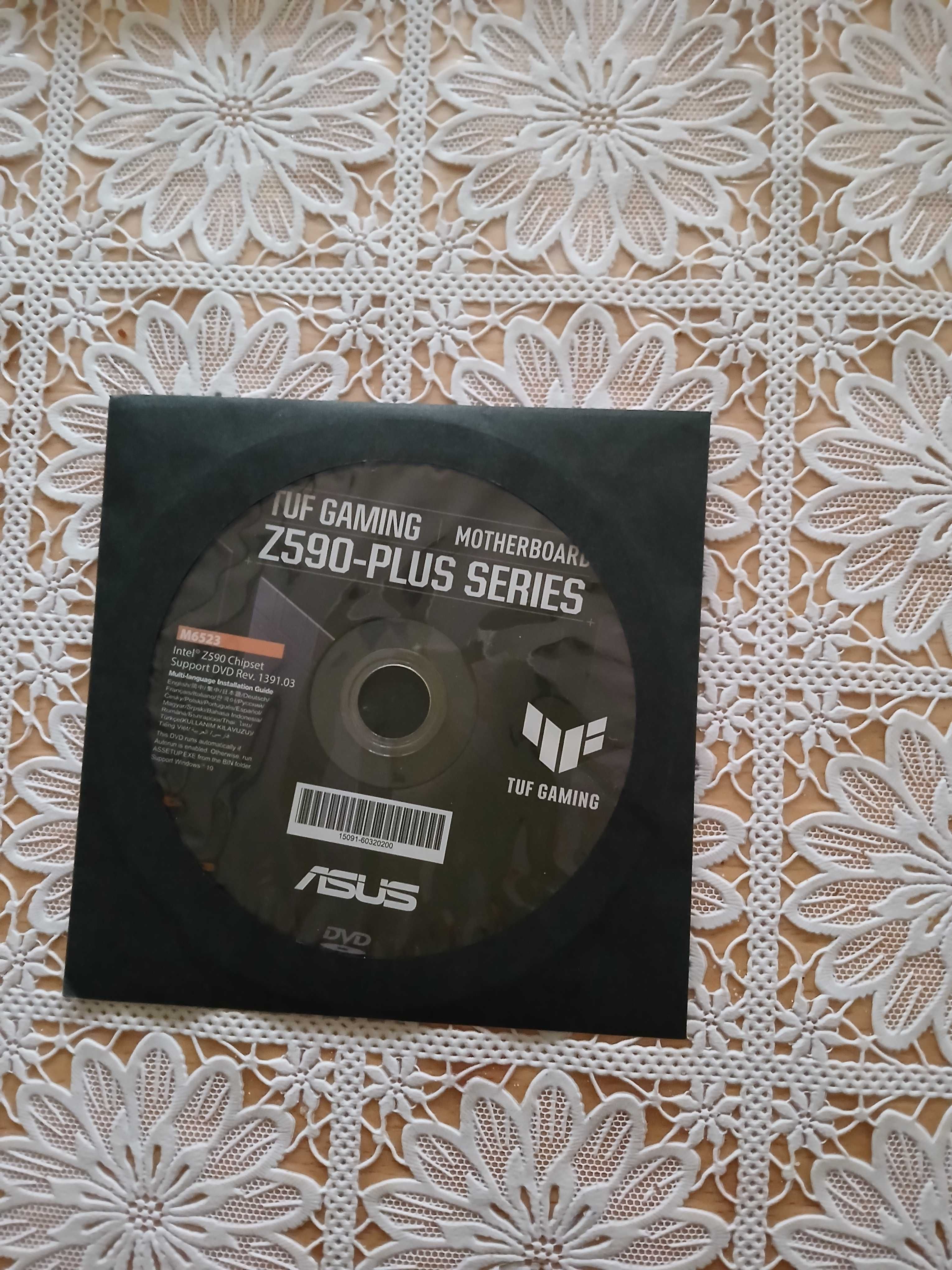 Sterowniki, termopady, śrubki do płyty TUF Gaming Z590 Plus Series