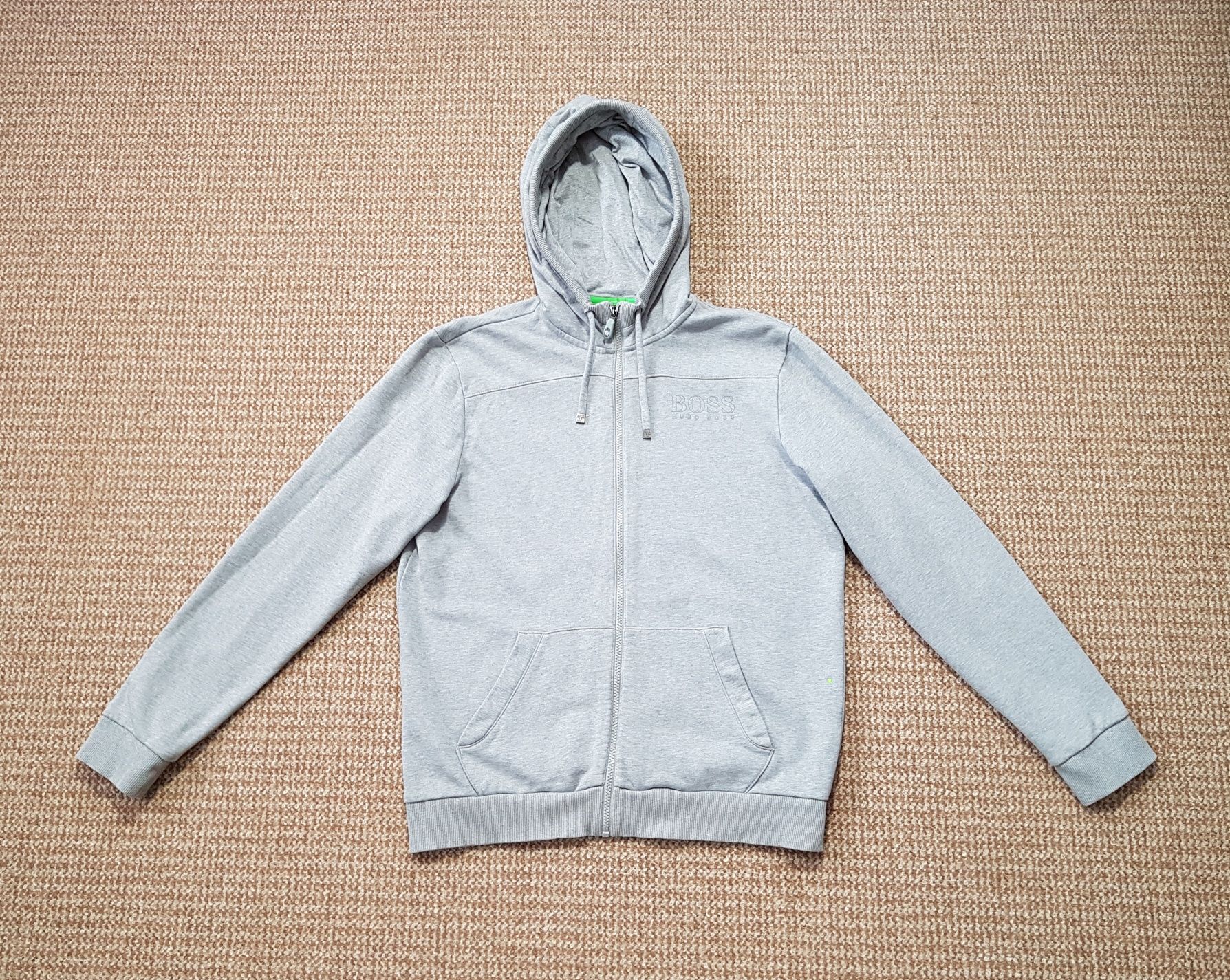 Hugo BOSS Saggy Hoodie кофта худі на змійці оригінал L-XL
