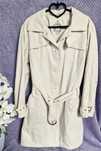 Trencz płaszcz beżowy jednorzędowy Vintage love Athentic