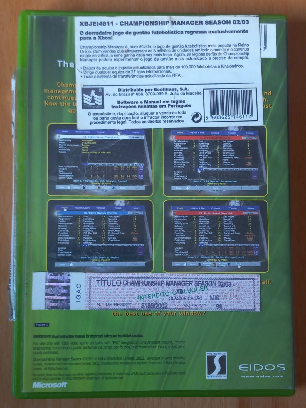 Jogo completo para Xbox 1