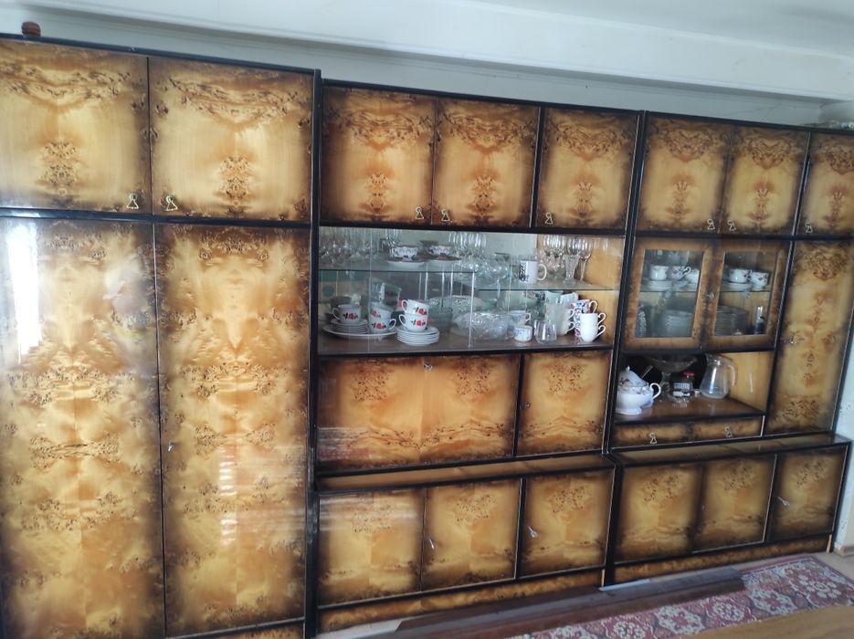 Meblościanka- meble do sypialni-salonu meble z czasów PRL