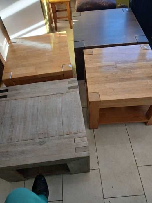 Stoliki Dębowe z litego drzewa