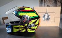Kask motocyklowy AGV K-3 SV – malowanie „Iannone” , rozmiar MS – 57