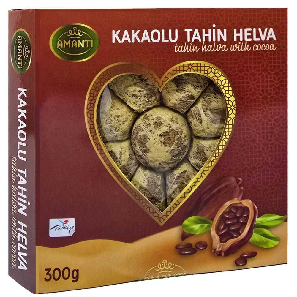 Халва Кунжутна з Фісташками Аманті, Amanti  Fisikli Tahin Helva, 300 г