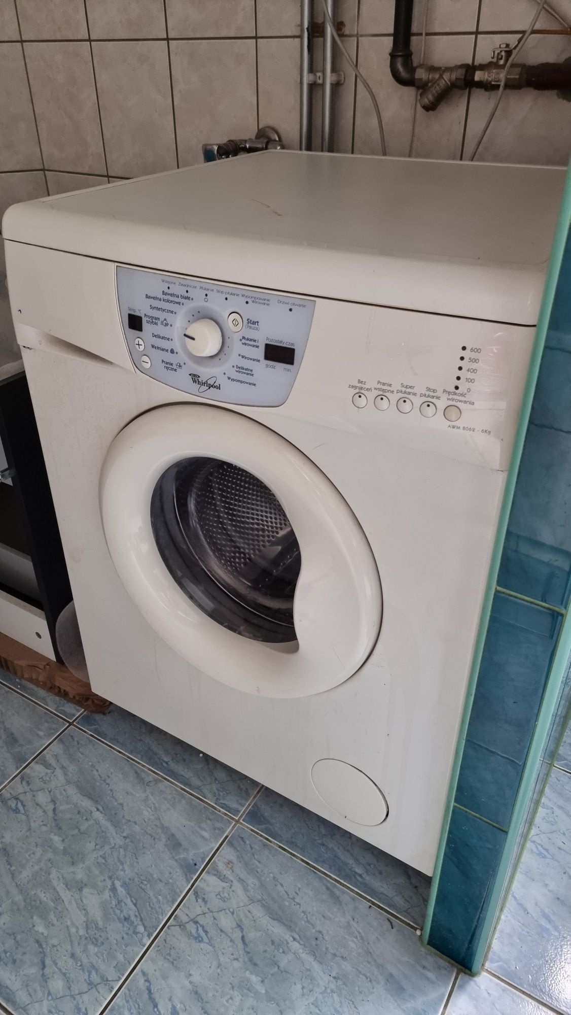Pralka automatyczna Whirlpool AWM 8062 6kg