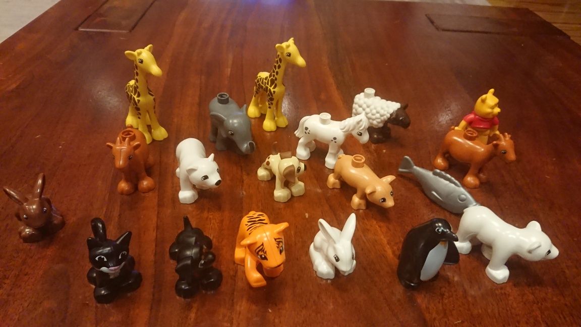 Lego Duplo bardzo duzo klocków i figurek, Kosztowały ponad 2500 zł