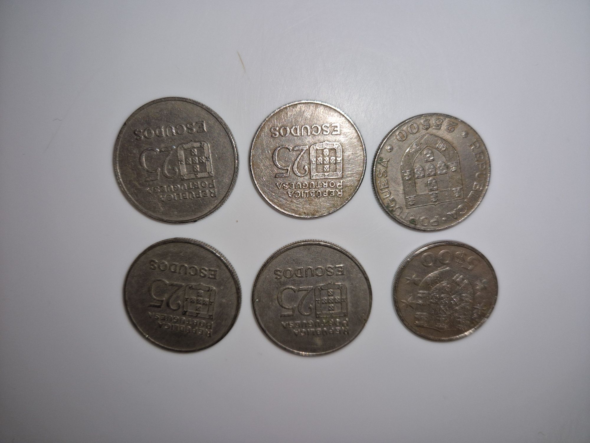 Conjunto 6 moedas